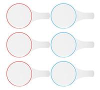 6 Pièces Mini Tableau Blanc de Score Réutilisable | Foam, une Face Écrivable, pour Compétition et Votes de Juges, Usage Facile et Réutilisable