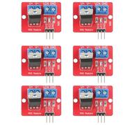 6 pièces Module de pilote MOSFET 3,3 V / 5 V Modules de pilote MOSFET PWM Cartes de pilote Sortie LED 0-24 V Bouton de commande