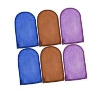 6 Pièces Moufles de Bain Exfoliants en Nylon Mitaines Gommage | Entretien Facile, Nettoyage Simple, Texture Douce, Usage Quotidien