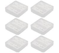6 Pièces Moule à Ongles Nœud en Silicone pour Nail Art 3d | Salons Professionnels et Projets Maison, Démoulage Facile, Création Rapide de Résine, Usage Polyvalent
