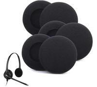 6 Pièces Mousse Casque, Mousse Pour Casque Audio, Coussinets De Rechange Pour Casque Logitech H330 / H340 / H390 / H600 / H609 / H760,Protection Casque Audio[CAS6213269]