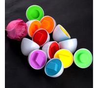 6 Pièces Oeufs Apprentissage Éducation Jouet Enfants Forme Mixte Sage Semblant Puzzle Intelligent Bébé Enfant Apprentissage Jouets Outil Jeux De Cerveau Pour Les Enfants
