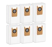 (6 pièces) Omni S1 Pro Sacs à poussière de rechange pour Eufy Omni S1 Pro aspirateur robot, station de vidage automatique, sacs filtrants, pièces de rechange jetables, accessoires, sacs-traîneaux