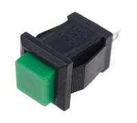 6 pièces ON-OFF momentané/verrouillage carré interrupteur poussoir 2A 250 V/4A 125 V AC interrupteur électrique DS-429(White,Momentary)