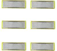 6 Pièces One Blade Rasoir Lame Compatible Avec Philips Oneblade De Remplacement Pro Lames Hommes