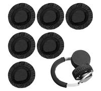 6 Pièces Oreillettes et Coussinets pour Casques et écouteurs,Coussinet pour Bose qc35,Mousse Casque pour Bose,Housses de Casque Extensibles Lavables(Noir)