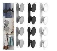 6 Pièces Organisateur de Câble, Organisateur de Cordon, Organisation des fils électriques, Auto-Adhésif, Stick on Appareils de Cuisine, Mélangeur, Friteuse à Air, Cafetière (3 couleurs)