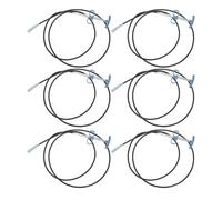 6 Pièces Outil de Débouchage à Quatre Griffes Flexible 78 Pouces | Collecte Cheveux et Débris, Usage Manuel à Domicile, Embout Magnétique, Plastique et Métal