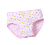 6 pièces/Pack Sous-vêtements aléatoires pour jeune fille coréenne, imprimés fleuris mignons et carottes, culottes et slips confortables pour tout-petits et jeunes filles 6Y,7Y,8Y,4Y,5Y,2-3YAnimal,Cart