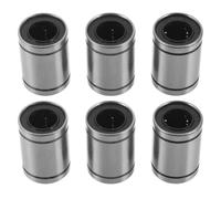 6 Pièces Palier Linéaire Lm12uu en Acier Carbone-chrome | Mouvement Fluide et Stable, Pièce de Rechange pour Machine, Argenté, Usage en Plusieurs Points D’installation