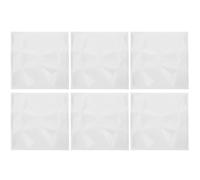 6 Pièces Panneau Mural 3d en PVC Autocollant, Surface Texturée | Effet Relief Élégant et Sophistiqué, pour Murs Peints ou Plaques de Plâtre, Usage Intérieur