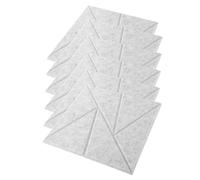 6 Pièces Panneaux Acoustiques Muraux Auto-adhésifs pour Studio et Musique | Polyester, du Bruit et Isolation Phonique, Finition Moderne, Installation Simple sur Mur