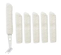6 pièces par Ensemble Mini kit de Nettoyage divisé kit de Nettoyage climatiseur Mural Brosse Bobine ca Portable avec 5 vêtements Brosse remplaçables pour Meubles climatiseu