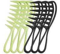 6 Pièces peigne curls wavy hair coiffeuse hair charms hair toppers coifeuse coiffeur barbir comb brosse demelante cheveux bouclés outil de coiffure abdos minkissy