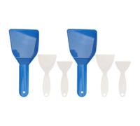 6 Pièces Pelle à Neige pour Voiture, Grattoir Manuel | Outil de Dégivrage pour Huile et Glace, Usage Coins et Salle de Bain, Pratique, Nettoyage