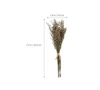 6 Pièces Petit Bouquet de Fleurs Séchées 6 Tiges, Gypsophile | Arrosage, Teintes Aléatoires, Résiste aux Intempéries, pour Vases, Vitrines, Mariages et Prises de Vue Couleur Aléatoire