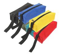 6 Pièces Petite Trousse à Outils Multifonction en Tissu Oxford | Fermeture Zippée, pour Tournevis et Clés, Lot Multicolore de Six Pièces