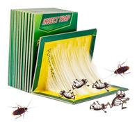 6 Pièces Piège Cafard,Adhésifs pour Cafards,Planches Adhésives Multi-Usage pour Insectes,Parasites Puissants Pièges à Insectes Collants pour Jardin Maison Cuisine Salle de Bain Anti Cafards