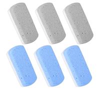 6 Pièces Pierre Ponce Pied Ponces Pour Soins des Pieds Pierre Ponce Pierres Ponces Double Face pour Pieds Pumice Stone pour Enlever les Peaux Mortes, Les Callosités et les Cuticules