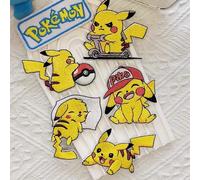 6 pièces Pikachu mignon brodé Patchs, série Pokémon Veste Chapeau Décoratifs Reprisables Appliques à repasser 1 pièce,6 pièces,3 piècesPolyester