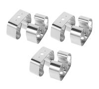 6 Pièces Pince à Ressort Murale, Acier au Carbone, 3/4 à 1-1/8 | Fixation Rapide, Maintien Stable, Organisation Compacte, pour Murs et Voiture, Objets de Jardin et Manches