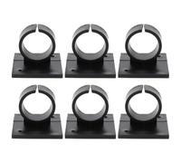 6 Pièces Pince de Fixation pour Microphone Compacte | Support Léger et Sûr pour Petit Micro, Format Carré, Adhésif Non Inclus