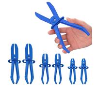 6 Pièces pince durite refroidissement, Pinces Tuyaux Outil de Serrage, Jeu de Pinces de Serrage pour Tuyaux, Pince pour Tuyaux de Refroidissement, Conduites de Frein et de Carburant (Bleu)