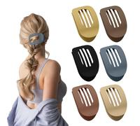 6 Pièces Pince Plate Cheveux,Pinces à Cheveux, Pince Cheveux Femme, Givré, Résistant à La Lumière, Convient Aux Cheveux Fins Et épais, Pour La Vie De Tous Les Jours, Le Sport Et La Conduite
