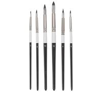 6 Pièces Pinceau À L'huile Pochoirs Pour Le Visage Nettoyeur Pinceaux Maîtres VILLCASE