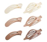 6 Pièces Pinces À Cheveux Plates En Bec De Canard, Pinces À Cheveux Simples Et Pratiques, Pinces À Cheveux Rapides, Pinces À Cheveux Coiffantes, Pinces À Coiffer