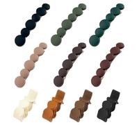 6 Pièces Pinces À Ressort, 4 Pièces Pinces À Cheveux, Pinces À Cheveux Françaises Pour Femmes, Pinces Décoratives Pour Queue De Cheval, Pinces De Fixation De Coiffure