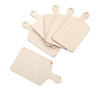 6 Pièces Planche à Découper En Bois Bricolage Pelle à Pizza Jouets Planche à Découper Graffiti Palette De Service En Bois Manuel Enfant Contreplaqué De Peuplier Panneau D'affichage