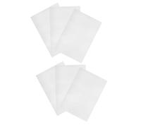 6 Pièces Plaque de Signalisation en Aluminium A4 Anodisée | Argenté, Marques Nettes et Solide, Compatible Graveurs Fibre, Ateliers, Écoles et Cadres Photo