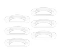 6 Pièces Plaque Murale sans Vis Cache Interrupteur | Installation Facile, Protection Sécurité Garçon et Filles, Usage Bureau et Chambre Bébé, Design Américain Discret