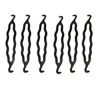 6 pièces Plastique Bun Maker bigoudi/guides de cheveux clip support pour Twist Magie Rouleau Chignon Cheveux Twist Braid Maker Styling Outil