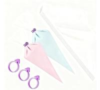 6 Pièces Poche a Douille, DIY Patisserie Accessoire Kit, Accessoires Réutilisable,pour décoration de desserts