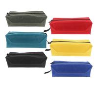 6 Pièces Pochette à Outils Étanche avec Fermeture Éclair, Oxford | Rangement Polyvalent pour Quincaillerie, Usage Pro ou Bricolage, Format Compact, Style Simple et Chic Couleur Aléatoire