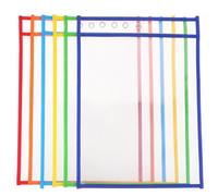 6 Pièces Pochette pour Documents Multi-fonction, Protège-papiers | Non-tissé Pet, Rangement de Feuilles et Copies, pour Dossiers, Voyages, Test Papers