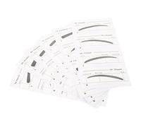 6 Pièces Pochoir à Sourcils Jetable pour Maquillage, Modèle Papier | Design Délicat, Usage Pratique et Rangement Facile, Lot de Gabarits pour Dessin des Sourcils