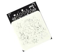 6 Pièces Pochoirs PET Transparents Réutilisables 5x5 Pouces Modèles De Dessin D'animaux Marins Pour Décoration Murale Signe En Bois Projet 'artisanat 'art Pochoir Éducatif