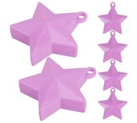 6 Pièces Poids pour Ballons Étoile Creux Réutilisable Pet