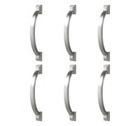 6 Pièces Poignées De Garde-robe Mises À Niveau Élégantes Poignées Antirouille Mises À Niveau D'installation Rapide Pour Armoires De Chambre À Coucher Tiroirs De Commode Poignées De Tiroir