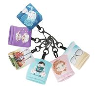 6 Pièces Porte-clés et Pratique Compact Chiffon, à Lunettes en Fibre | Écrans de Tablette et Objectif Photo, Se Range Paquet ou Paquet à Main, Léger