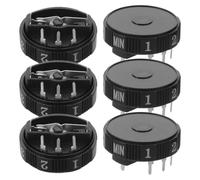 6 Pièces Potentiomètre Rotatif Wh28-13 B503 50k Noir, Échelle 1-5