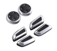 6 Pièces Pour Audi A3 A4 B8 A5 A6 C6 C7 A7 Q3 Q5 Abs Bouton Réglage Du Siège Voiture Interrupteur Couvercle Bouton Garniture Décoration Couverture Accessoires Décoration D'intérieur De Voiture