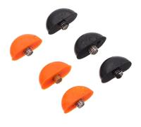 6 Pièces pour Ciseaux de Coiffure en Silicone, Demi-rond | Prévention du Pincement des Doigts, Réduit L'usure, Bords Ronds et Surface Lisse, pour Toilettage Canin et Couleur Aléatoire