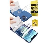 [6 Pièces Pour Iphone 12 Pro Max - 4 Films De Protection Hydrogel 2 Avant & 2 Arrière 3d + 2 Verre Trempé Camera Film Souple Mieux Qu'un Verre Trempé¿
