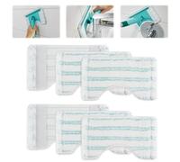 6 Pièces pour Leifheit Housse de Rechange pour Balai Nettoyeur de Douche Bath Cleaner Micro Duo Kit,20x12,5cm Microfibre pour Leifheit Bath Cleaner Micro Duo Télescope Rechange, pour Décontamination