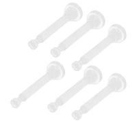 6 Pièces Présentoir Mural pour Lunettes, Support Transparent en Résine | Présentation Discrète, Rangement à Portée de Main, pour Opticiens et Marchands, Vitrines ou Placard