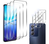 [6 Pièces Protecteur D'écran Pour Vivo V40 Se 5g,3 Pièces Protecteur D'écran En Verre Trempé + 3 Pièces Protecteur D'objectif De Caméra[9h Dureté][Ultra Clair] [Sans Bulles D'air].